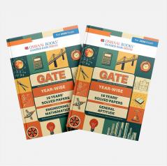 GATE 16 Years' Solved Papers Year-wise 2010 to 2025 (Set of 2 Books) | General Aptitude & Engineering Mathematics | For 2026 Exam