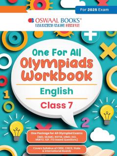 Oswaal One for All Olympiads Workbook Class 7 English For 2025 Exam