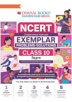 Oswaal NCERT Chapterwise & Topicwise Exemplar Problems - Solutions Class 10 Vigyan
