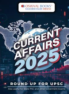 Oswaal Current Affairs Round Up for UPSC 2025