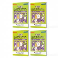 Oswaal CBSE Exam Rehearsal Class 12 (Set of 4 Books) English Physics Chemistry & Biology For 2025 Board Exam