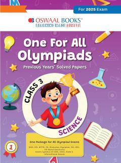 Oswaal One for All Olympiads Previous Year Solved Papers Class 3 Science For 2025 Exam