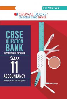 Oswaal CBSE Question Bank Class 11 Accountancy For 2026 Exam