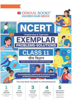 Oswaal NCERT Chapterwise & Topicwise Exemplar Problems - Solutions Class 11 Jeev Vigyan