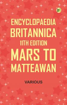 Encyclopaedia Britannica 11th Edition Mars to Matteawan