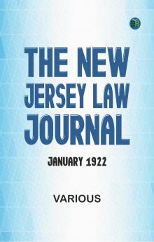 The New Jersey Law Journal January 1922