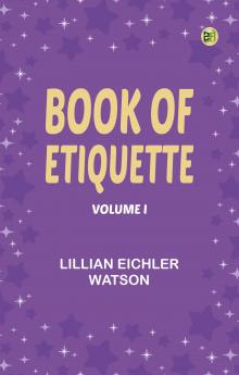 Book of Etiquette Volume I
