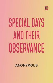 Special Days and Their Observance