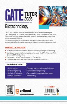 GATE Tutor Biotechnology Exam 2026 | With Solved Papers 2025-23 & 3 Practice Sets by Prof. B M Agarwal Akansha Singhal Vidhika Goel