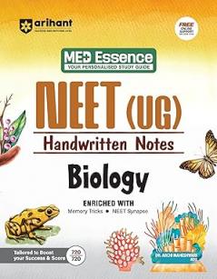 MED Essence Your personalised Study Guide NEET (UG) Handwritten Notes Biology