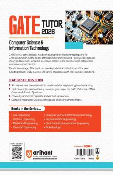 GATE Tutor Computer Science & Information Technology Exam 2026 | With Solved Papers 2025-23 & 5 Mock Tests by Shanti Kirupani Prachi Jain Amrita Mishra