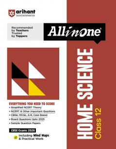 CBSE All In One Home Sience Class 12 Exam 2025-2026