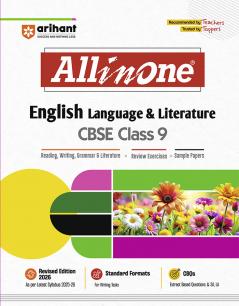 CBSE All In One English Language & Literature Class 9 Exam 2025-26