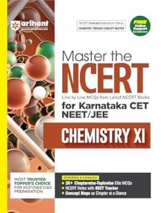 Master The NCERT For Karnatka CET NEET/JEE CHEMISTRY XI