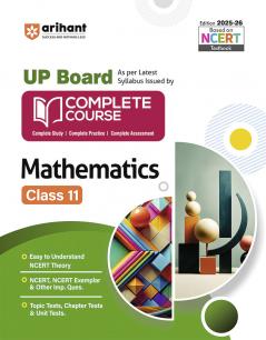 UP Board Complete Course Mathematics Class 11 Exam 2025-26 | NCERT Exemplar & Other Important Question, Topic Tests, Chapter Tests & Unit Tests| Based on NCERT