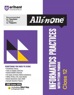 All In One Informatics Practices With Python Pandas Class 12