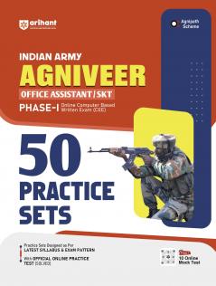 INDIAN ARMY AGNIVEER CLERK/SKT PHASE 2025 I Online Computer Based Written Exam (CEE) | 50 Practice Set | English Medium
