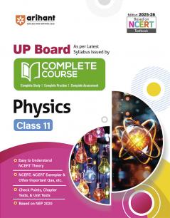 UP Board Complete Course Physics Class 11 Exam 2025-26 | NCERT Exemplar & Other Imortant Questions, etc., Check Points, Chapter Tests & Unit Tests Based on NEP 2020 | Based on NCERT