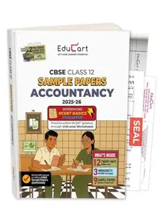 Educart CBSE Sample Paper Class 12 2025-26 – Accountancy (Based on latest CBSE Sample Papers Released on 30-07-25) For 2026 Board Exam