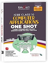 Educart ICSE Class 10 One-shot Question Bank 2026 Computer Applications (strictly for 2025-26 boards)