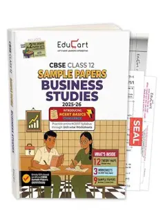 Educart CBSE Sample Paper Class 12 2025-26 – Business Studies (Based on latest CBSE Sample Papers Released on 30-07-25) For 2026 Board Exam