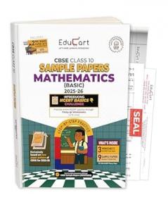 Educart CBSE Sample Paper Class 10 2025-26 Mathematics Basic (Introducing exclusive step-by-step new practice concept on 2026 pattern)