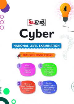 Full Marks Cyber NLE Olympiad Prep Book for Class 4: Aligned with Bloom's Taxonomy NCERT Syllabus HOTS and Model Test Papers | Strengthens Problem-Solving Skills | Ideal for 2025 & 2026 Olympiads
