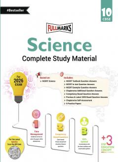 Full Marks Science Complete Study Material Class 10 | Based on New NCERT Science Textbook and CBSE Syllabus | Includes Chapterwise Summary Solved Q/A Practice Papers and More