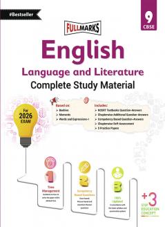 Full Marks English Language & Literature Complete Study Material Class 9 | Based on Beehive Moments Words and Expressions-I | Includes Chapterwise Summary Solved Q/A Practice Papers and More