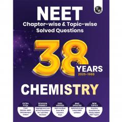 PW 38 Years NEET Previous Year Solved Question Papers Chemistry PYQ (2025 - 1988) Chapterwise Topicwise Solutions For NEET Exam 2026 with Newly Added Topics
