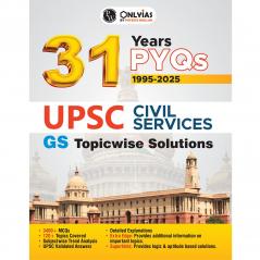 PWONLYIAS UPSC 31 Years PYQs (2025-1995) GS Topicwise Solutions For Civil Services