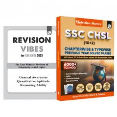 PW Selection Mantra For SSC CHSL Exam 2025 English Edition l Chapterwise and Typewise Previous Years Solved Papers Till 2024 with 5 Online CBT & Revision Vibes
