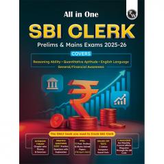 PW All in One SBI Clerk Prelims and Mains 2025-26 Exams | Chapterwise Theory & Exercise and 10 Previous Year Solved Papers (PYQs) 2018 - 2024 with 5 Online Practice Sets [Paperback] PW