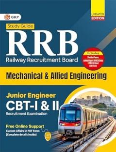 GKP RRB JE 2025-26 : Junior Engineer CBT I & II – Mechanical & Allied Engineering | Complete Guide Book for Railway Recruitment Board Exam Preparation