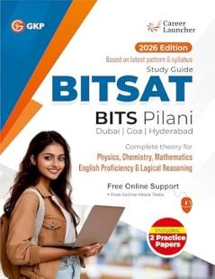 GKP BITSAT 2026 : Guide| Physics Chemistry Mathematics English Proficiency and Logical Reasoning
