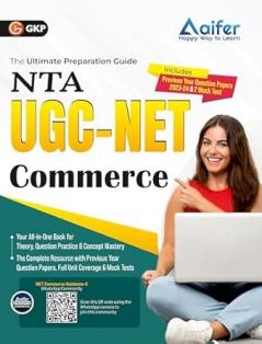 GKP NTA UGC NET 2025 : Commerce | Complete Guide Book for Paper II | Updated Theory Practice Questions & Exam Preparation
