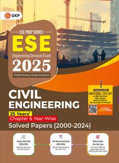 GKP UPSC ESE 2025 Civil Engineering Solved Papers | Chapter-wise Solved Papers (2000–2024) | Chapter-wise & Year-wise | Previous Year Questions with Solutions