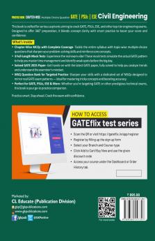 GKP Practice Book 2026 : Civil Engineering - Chapter-Wise Multiple Choice Questions for GATE PSUs and ESE|GATE Solved Papers 2025