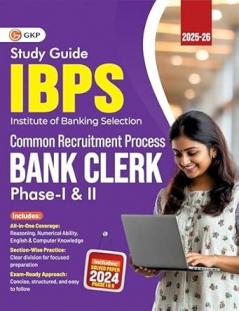 GKP IBPS 2025 : Bank Clerk - Guide (Phase I & II)