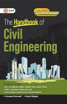 GKP Civil Engineering Handbook 2025 | Complete Formula & Concept Guide for GATE UPSC ESE SSC JE & PSUs | Quick Revision Book for Competitive Exams