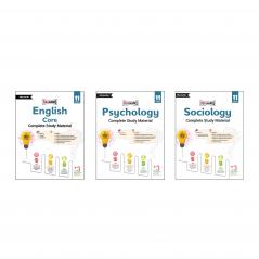 Full Marks Class 11 Combo of 3 Books - English Core + Psychology + Sociology | Complete Study Material