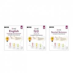 Full Marks Class 9 Combo of 3 Books - English Lang & Lit. + Hindi A + Social Science | Complete Study Material