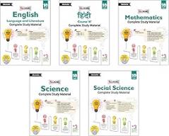Full Marks Class 10 Combo of 5 Books - English Lang & Lit + Hindi A + Mathematics + Science + Social Science | Complete Study Material