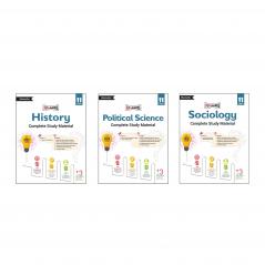 Full Marks Class 11 Combo of 3 Books - History + Political Science + Sociology | Complete Study Material