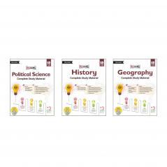 Full Marks Class 12 Combo of 3 Books - Political Science + History + Geography | Complete Study Material