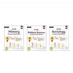 Full Marks Class 12 Combo of 3 Books - History + Political Science + Sociology | Complete Study Material