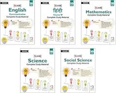 Full Marks Class 10 Combo of 5 Books - English Comm + Hindi B + Mathematics + Science + Social Science | Complete Study Material