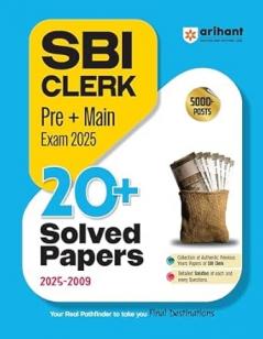 SBI Clerical Cadre 25 Solved Papers  (E)