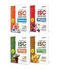 Arihant ISC Chapterwise-Topicwise Question Bank  Physics Chemistry Biology and English Class 12
