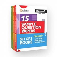 CBSE I Succeed Sample Question Papers  Accountancy Economics & Business Studies Class 12th